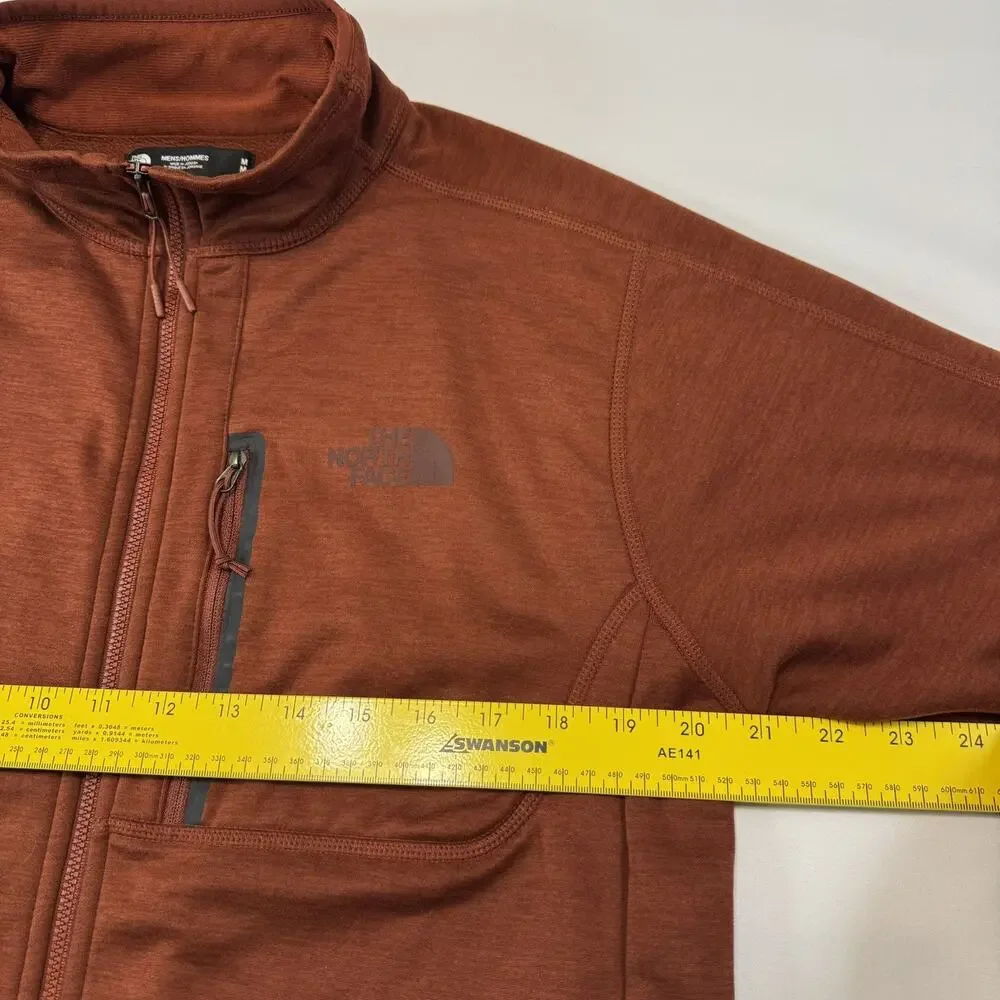The North Face Men's Canyonlands Full Zip Jacket, Brickhouse Red, Medium